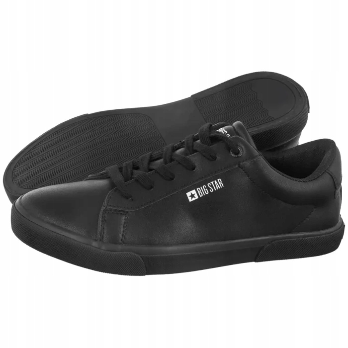 Pánské boty Tenisky Polobotky Big Star Černé TT174002 Black