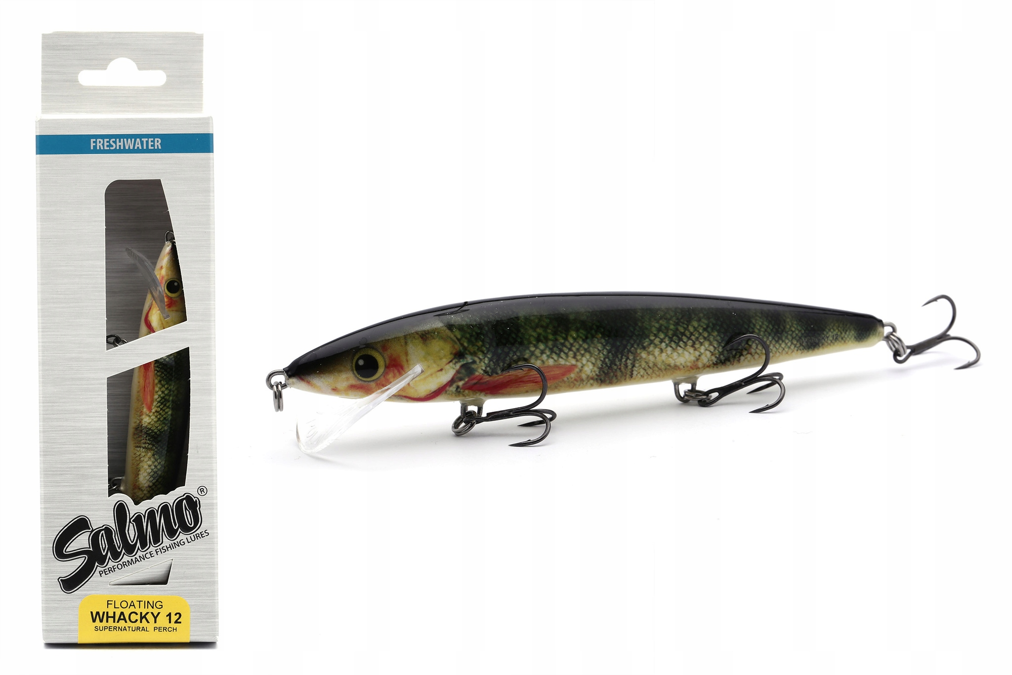 Wobler Salmo Whacky Floating 12cm Supernatural Perch