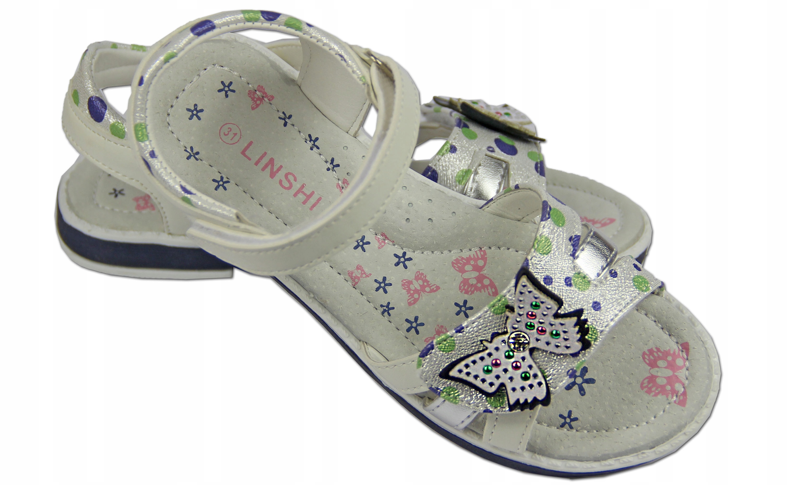 

Sandałki 32/21cm wkładka skóra naturalna profil