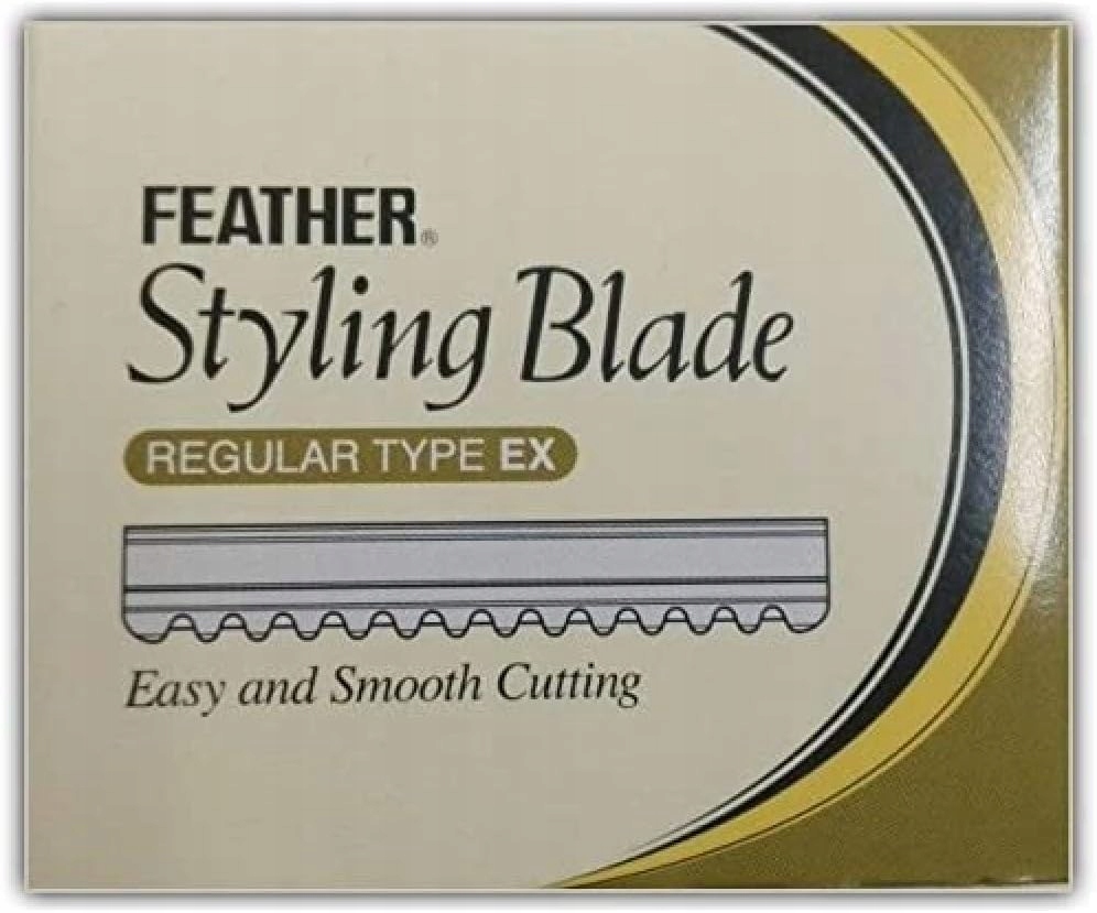 Feather vyměnitelné čepele pro stylingový strojek 10 kusů Japonsko