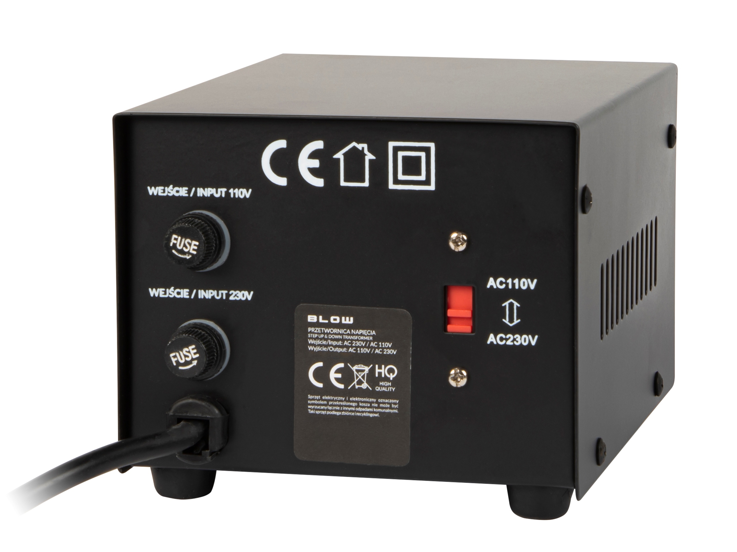 PRZETWORNICA TRANSFORMATOR NAPIĘCIA ZASILACZ 110V 230V USA JAPONIA 300W Kod producenta 3862#