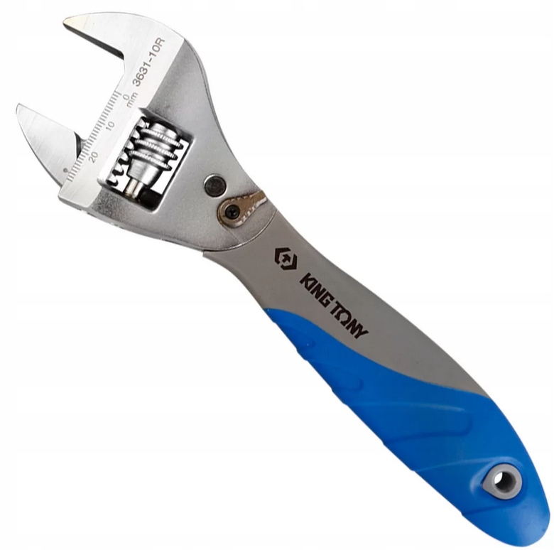 KLUCZ NASTAWNY SZWED Z GRZECHOTKA 250mm KING TONY