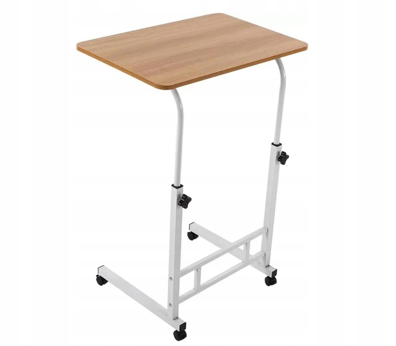 Stolek Pod Notebook Na Kolečkách Mobilní Přistýlkový Stůl S Nastavitelnou Výškou
