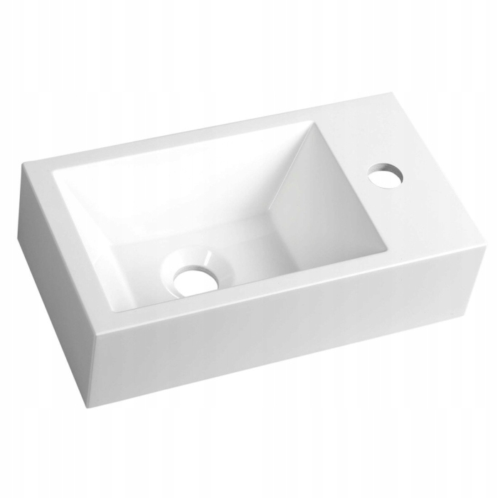 Sapho Amarok kompozitné umývadlo 40x11x22 cm biele