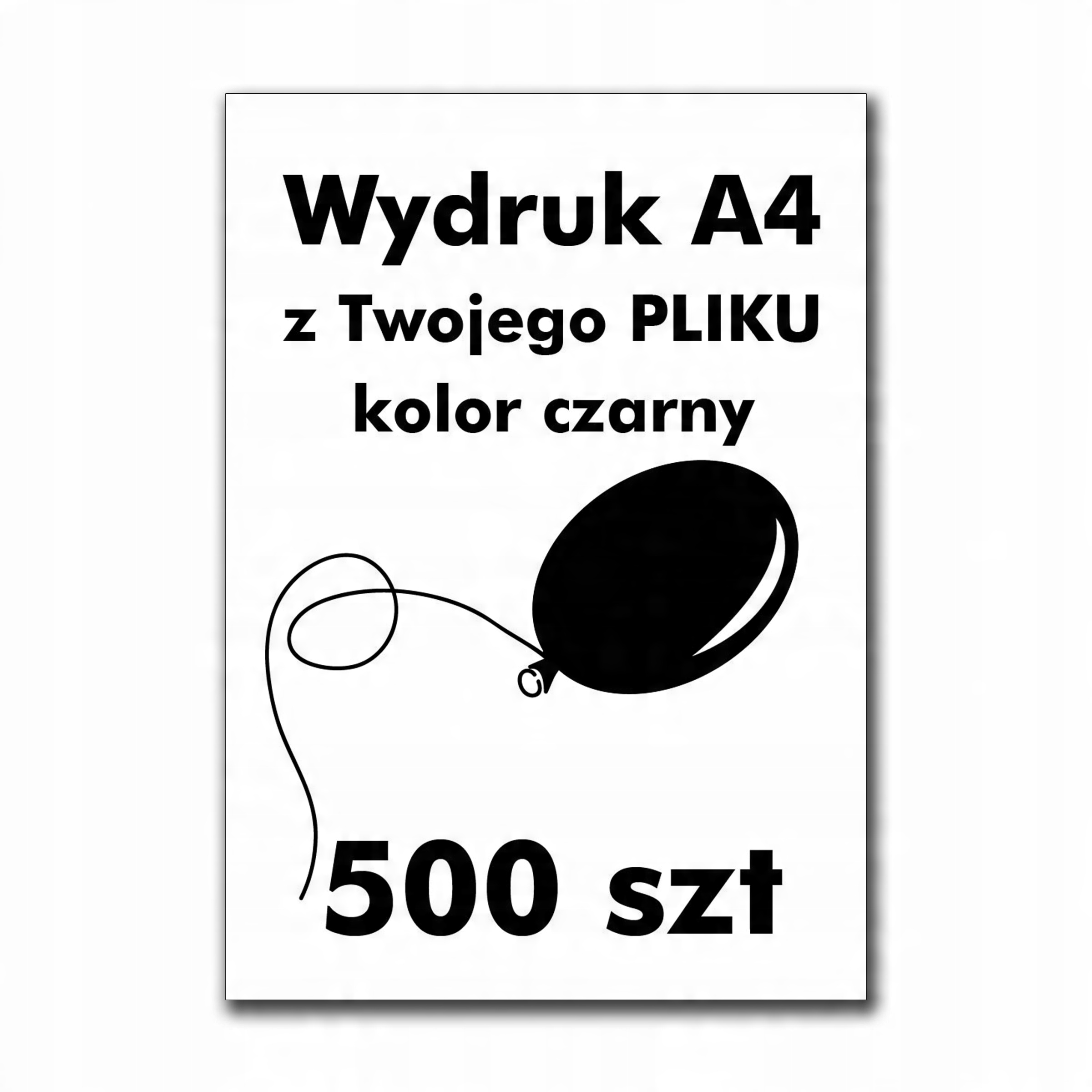 

Wydruk A4 do 500 str. książki, prace dyplomowe itp