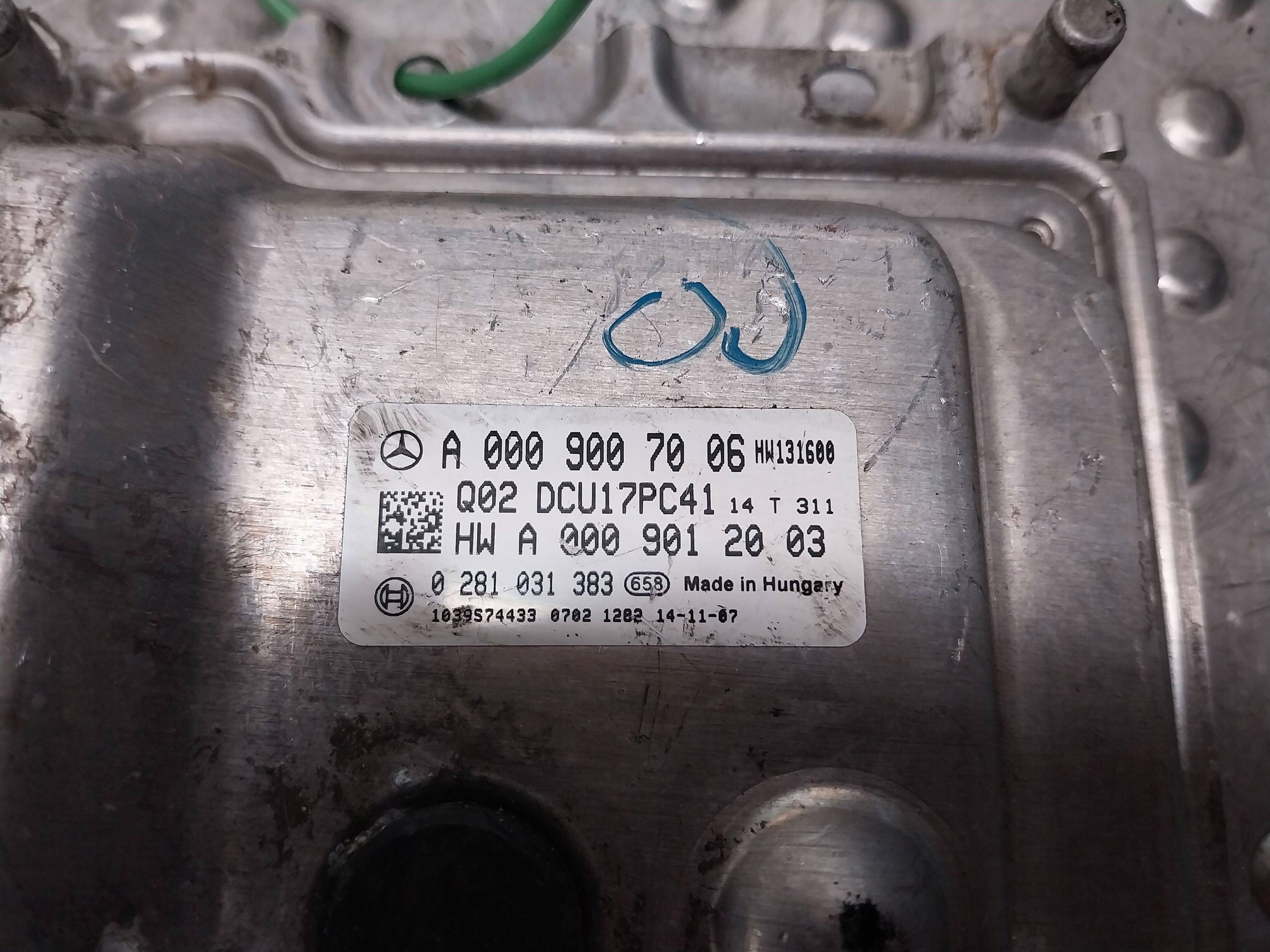 module control unit ADBLUE A0009007006 0281031383 MERCEDES E W212 LIFT CLS W218
