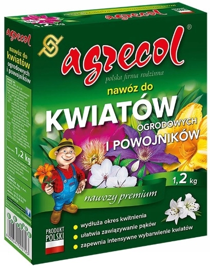 

Nawóz Kwiatów Ogrodowych Powojników Agrecol 1,2 kg