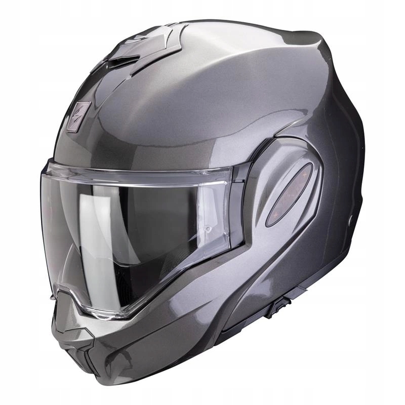 Čeľusťová prilba Scorpion Exo-tech Evo Pro Solid Metallic Grey šedá Darčeky