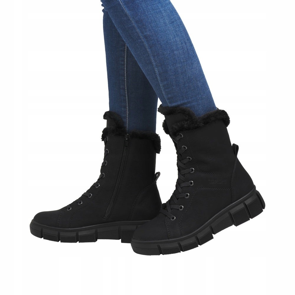 Rieker dámské zateplené vysoké boty vel