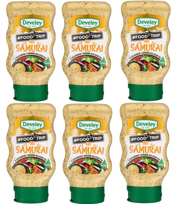 6 x 300 ml Develey Omáčka omáčka Food Trip Svařovací