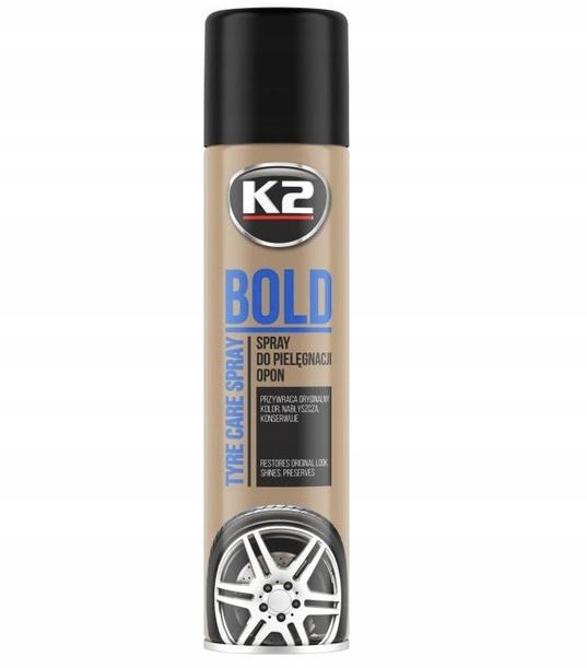 

K2 Bold Czernidło Spray Nabłyszczanie Opon 600ml
