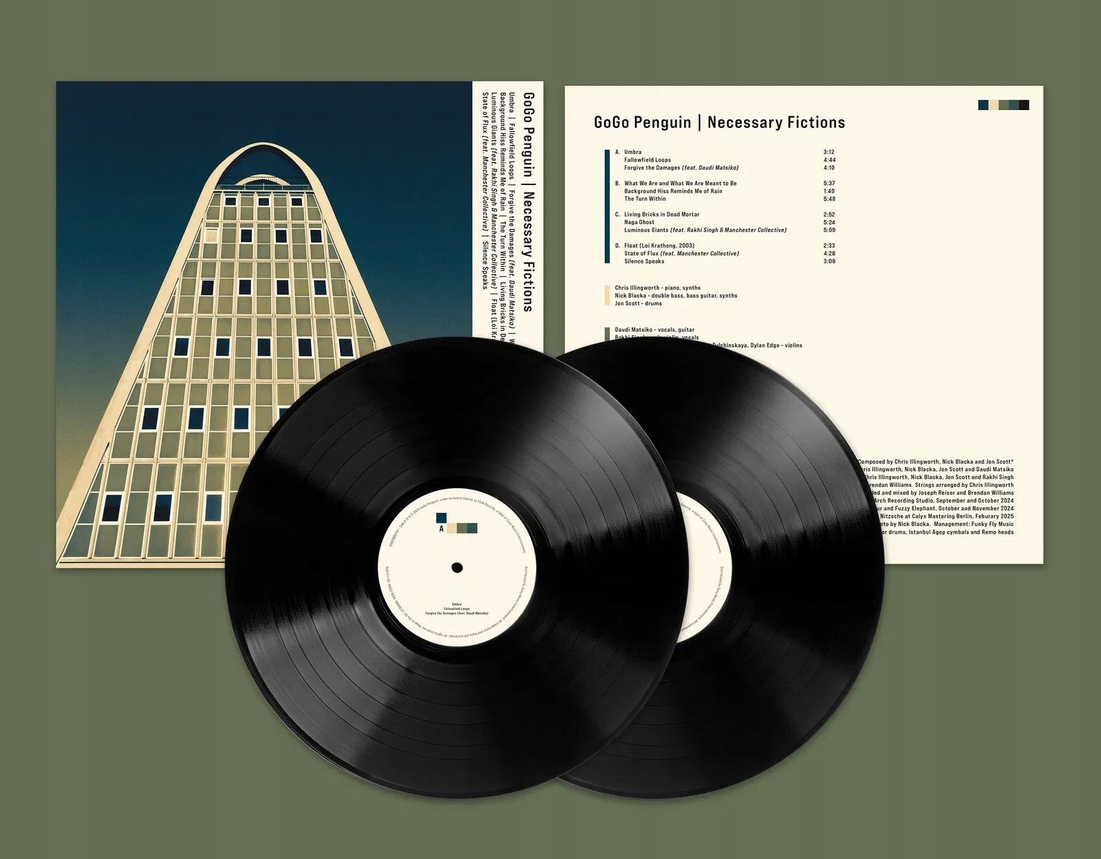 Gogo Penguin Necessary Fictions 2LP 2xWINYL