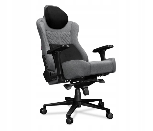 Fotel gamingowy Yumisu 2052 Magnetic (Jasnoszaro Czarny) Tkanina