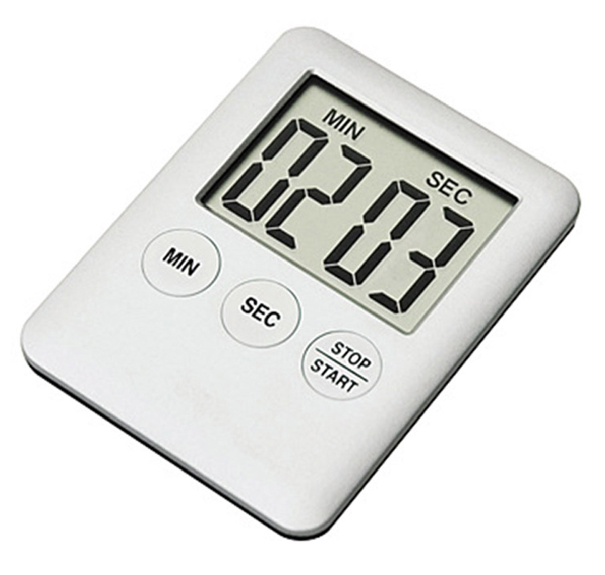 

AG674A Minutnik Timer Kuchenny Na Magnes LCD Biały
