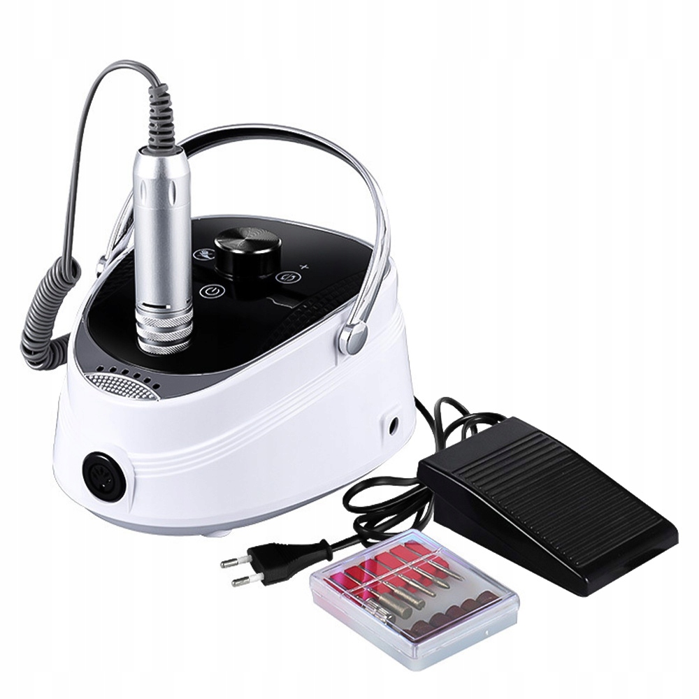 Silná Bruska Na Nehty Elektrická Manikúra Pedikúra Frézy Pedál