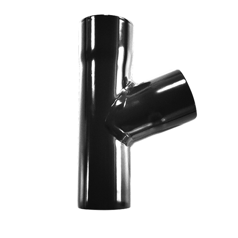 T-rozdělovač pro trubky R50 Černá Ral 9005