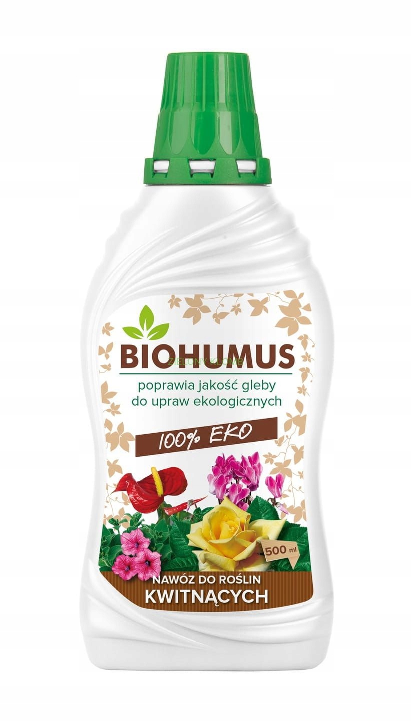 

Nawóz do roślin kwitnących 0,5 L Biohumus Agrecol