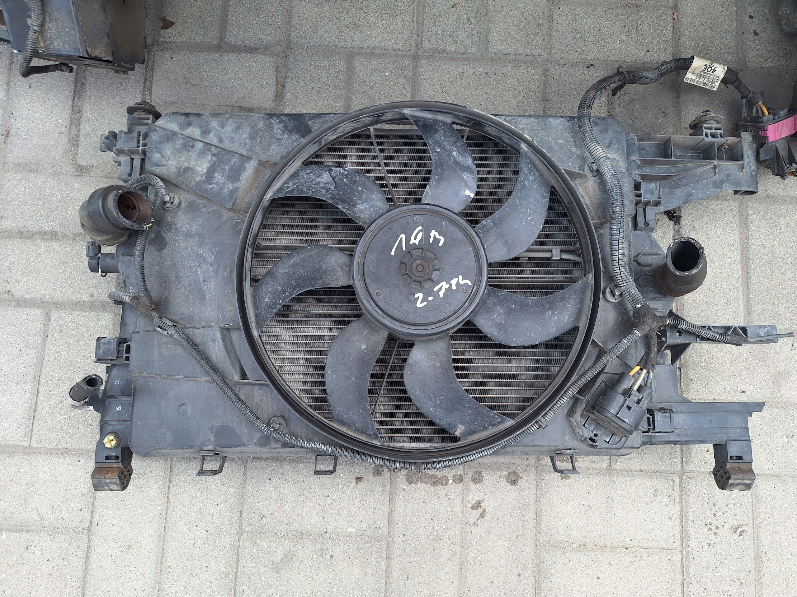 OPEL ASTRA J 09-12 support panel for radiators 1.6 petrol