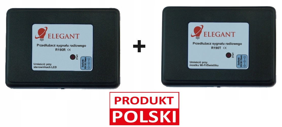 Sada Zesilovač digitálního signálu vysílač plus přijímač Elegant R190