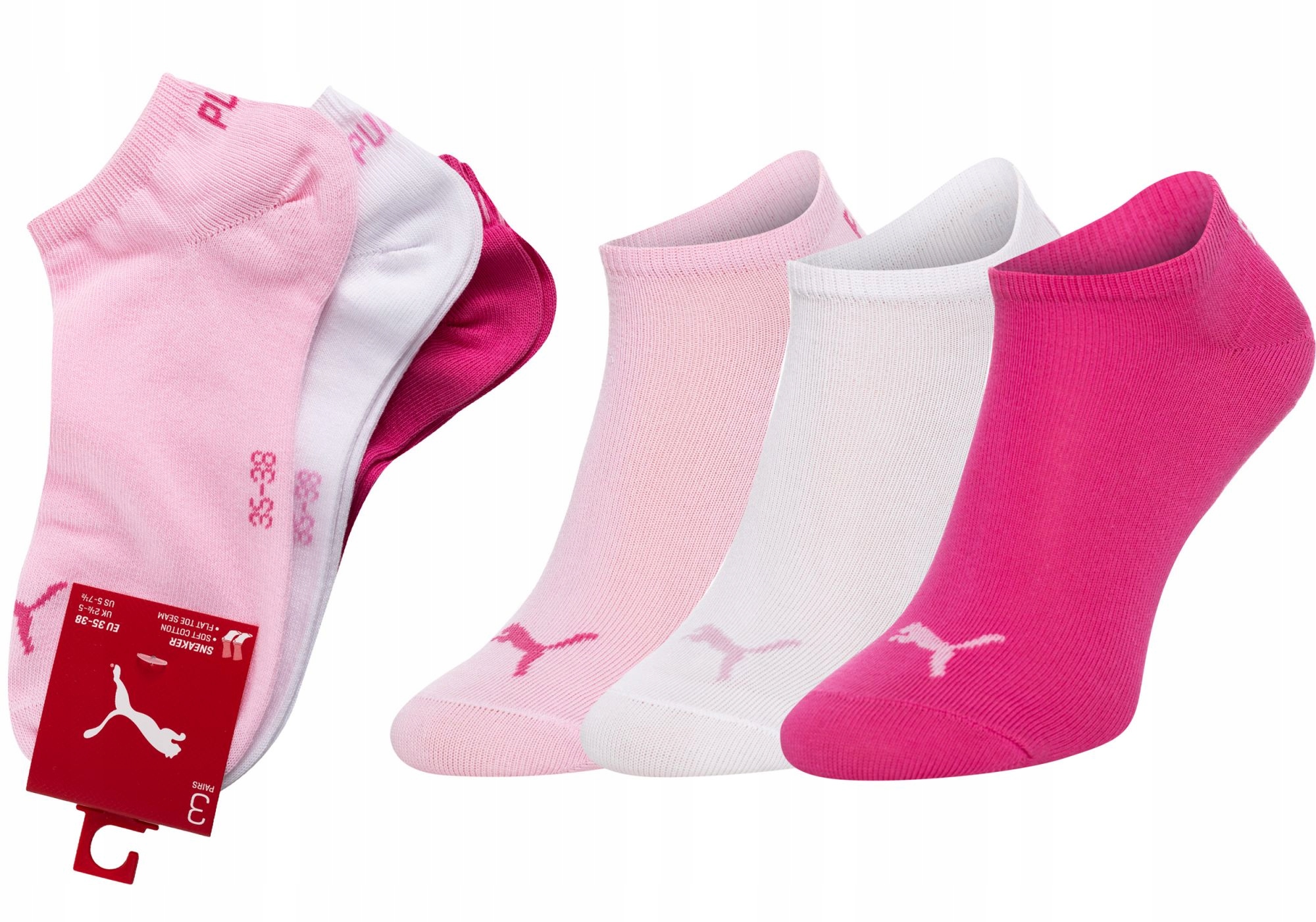 

Puma Stopki Skarpety Skarpetki 3 Pary Roz: 39-42