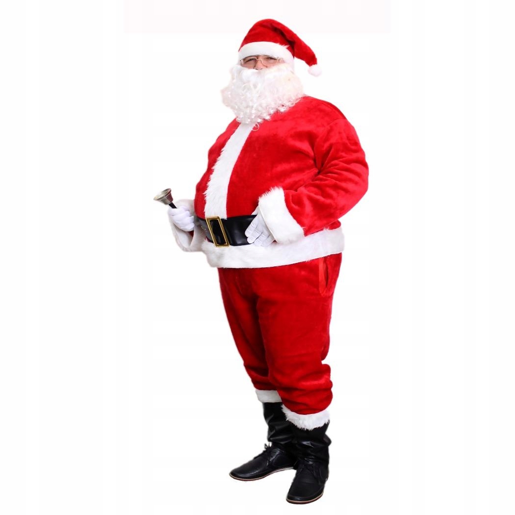Kostým Mikuláše Luxe 8 dílků Vel.xl/xxl Vánoce