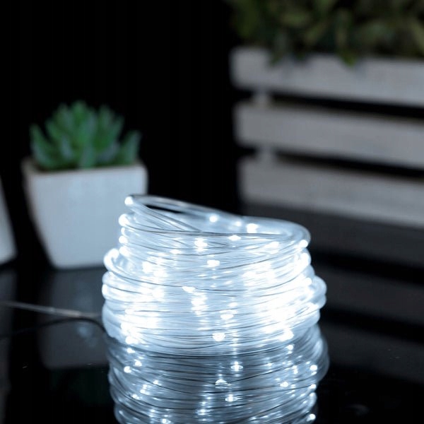 PIĘKNY JASNY WĄŻ ŚWIETLNY Z BROKATEM LED LAMPKI OZDOBNE CHOINKOWE 3,6M ZEW. Długość sznura 3.6 m