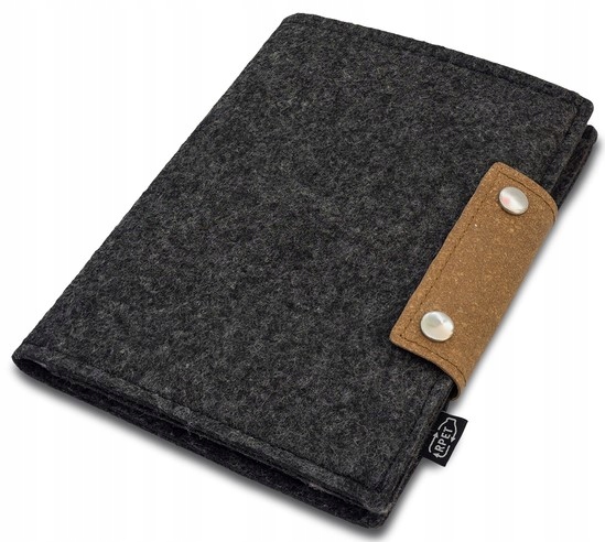 NOTES ORGANIZER Z FILCU NOTATNIK A5 LINIA