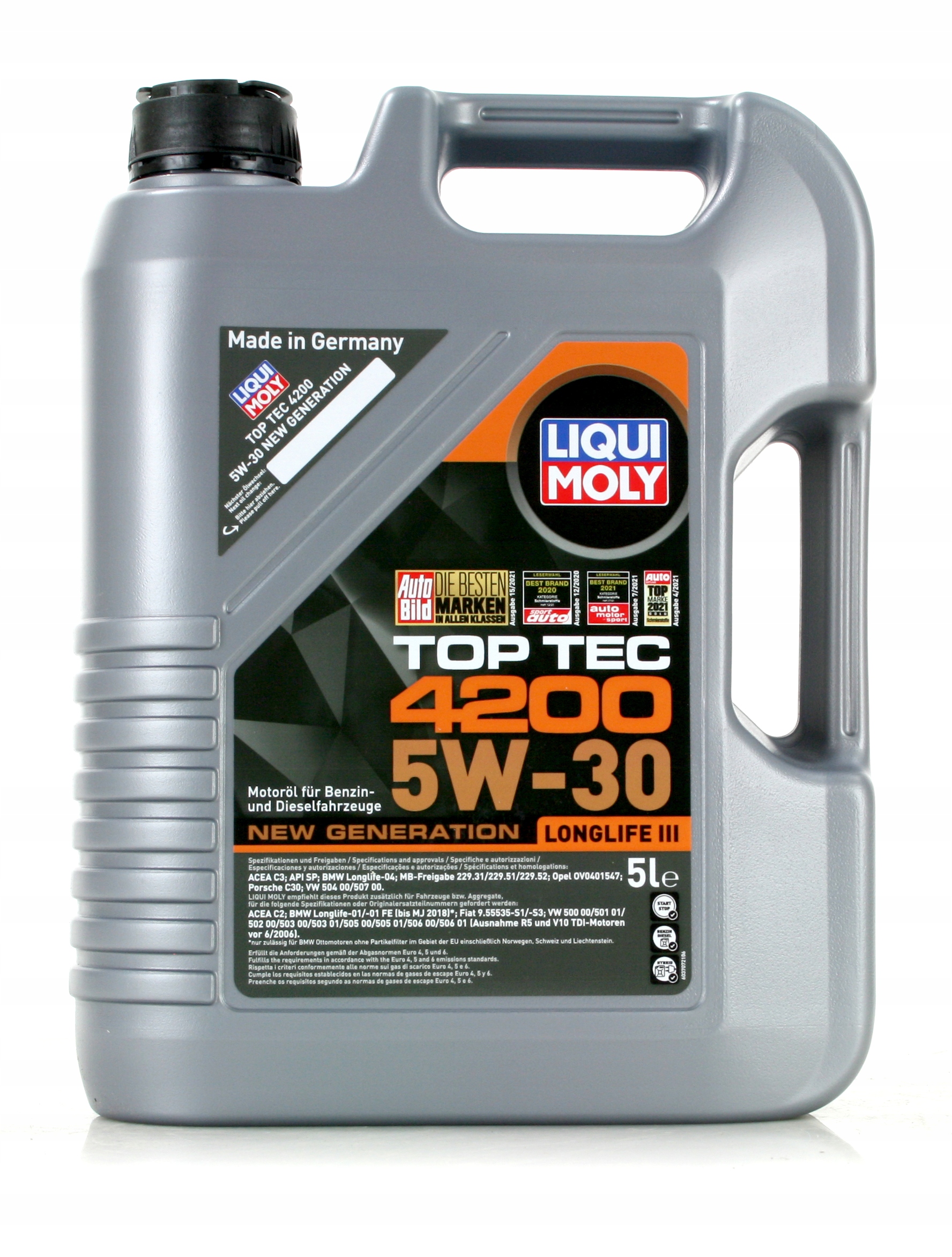 

Olej Liqui Moly 5W30 Top Tec 4200 5L