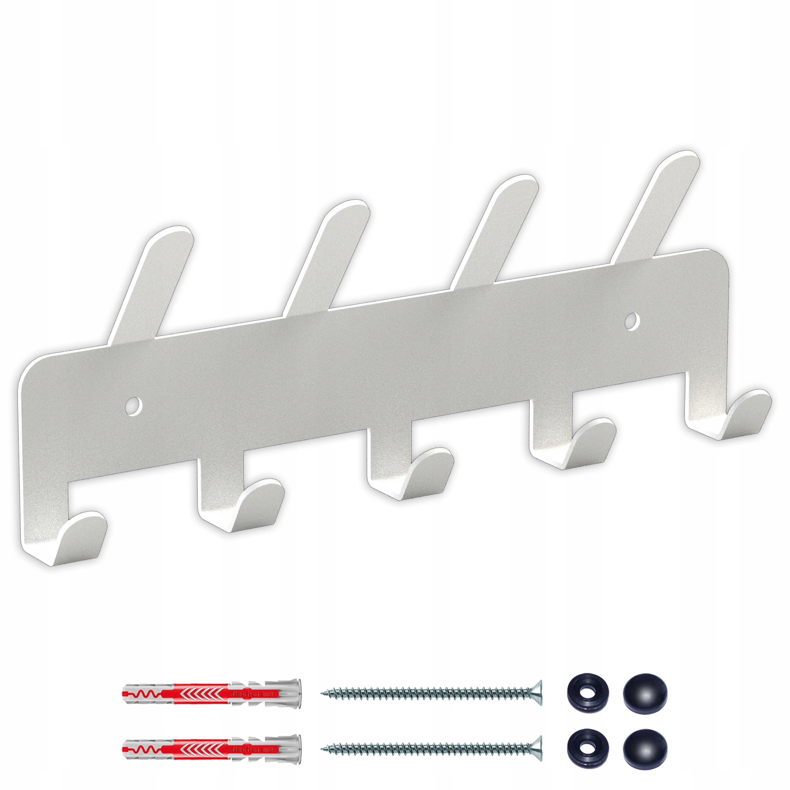 

Haczyk wieszak na odzież ubrania klucze 9 haczyków