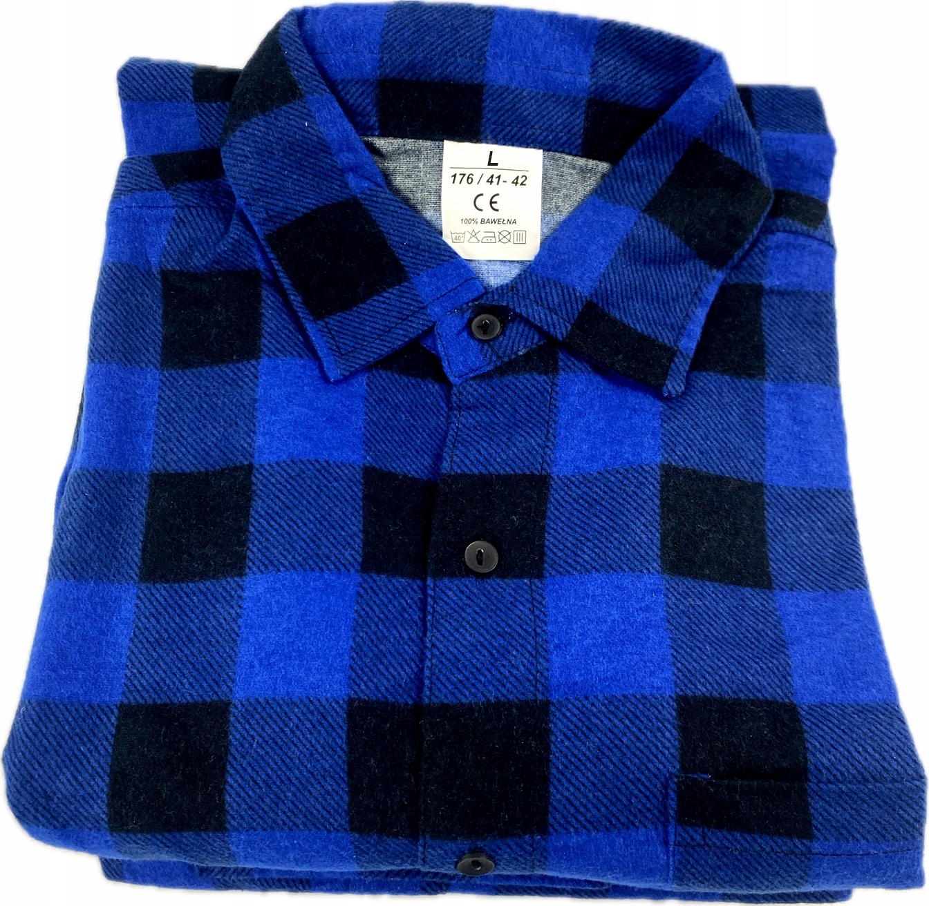 ФЛАНЕЛЕВАЯ РУБАШКА 100% ХЛОПОК РАБОЧАЯ БЕЗОПАСНОСТЬ ТОЛСТАЯ КЛЕТЧАТАЯ РУБАШКА