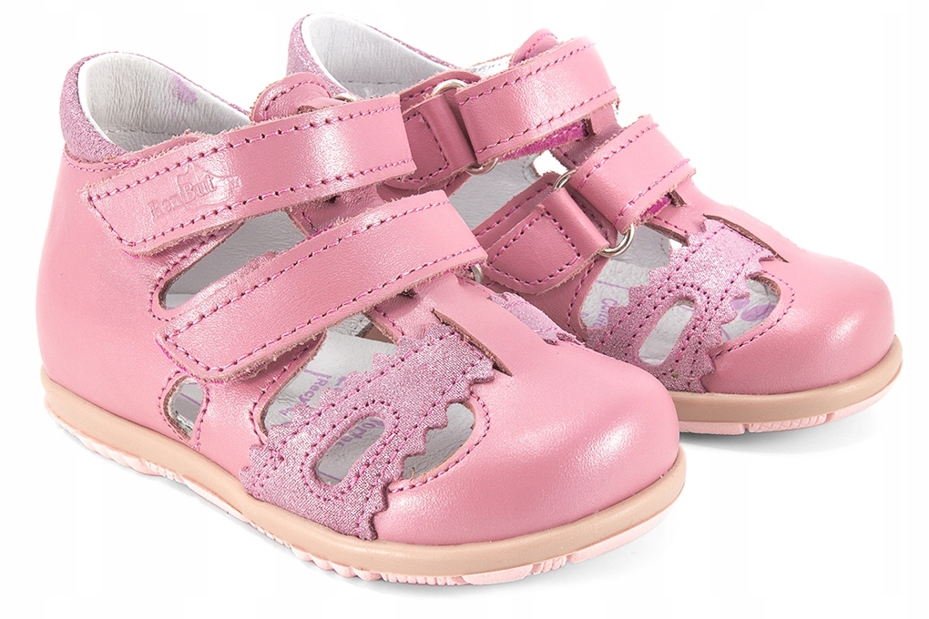 

Renbut 11-1487 Półbuty Wietrzone Sandałki róż 24