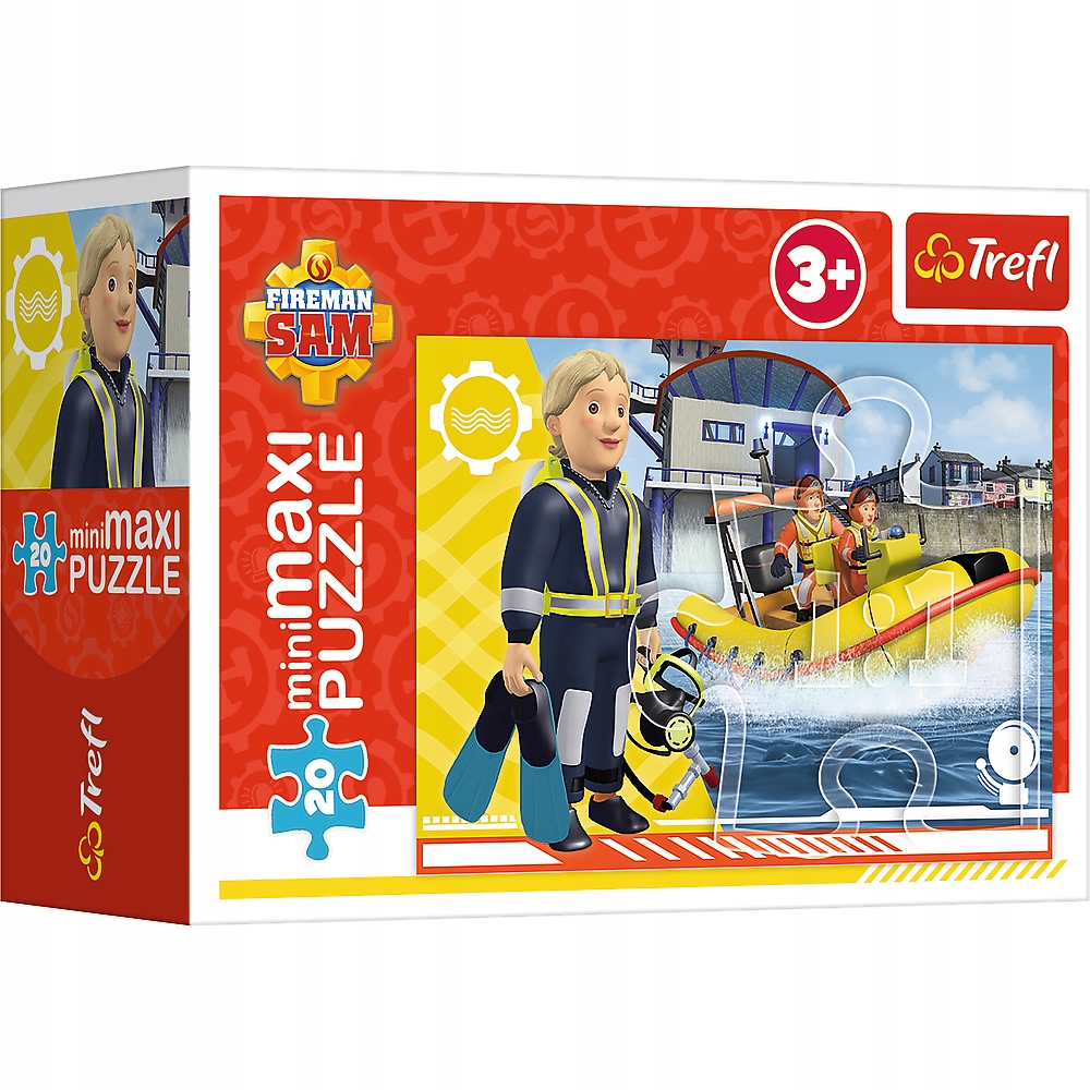 Puzzle 20 MiniMaxi Strażak Sam Fireman Trefl 21114