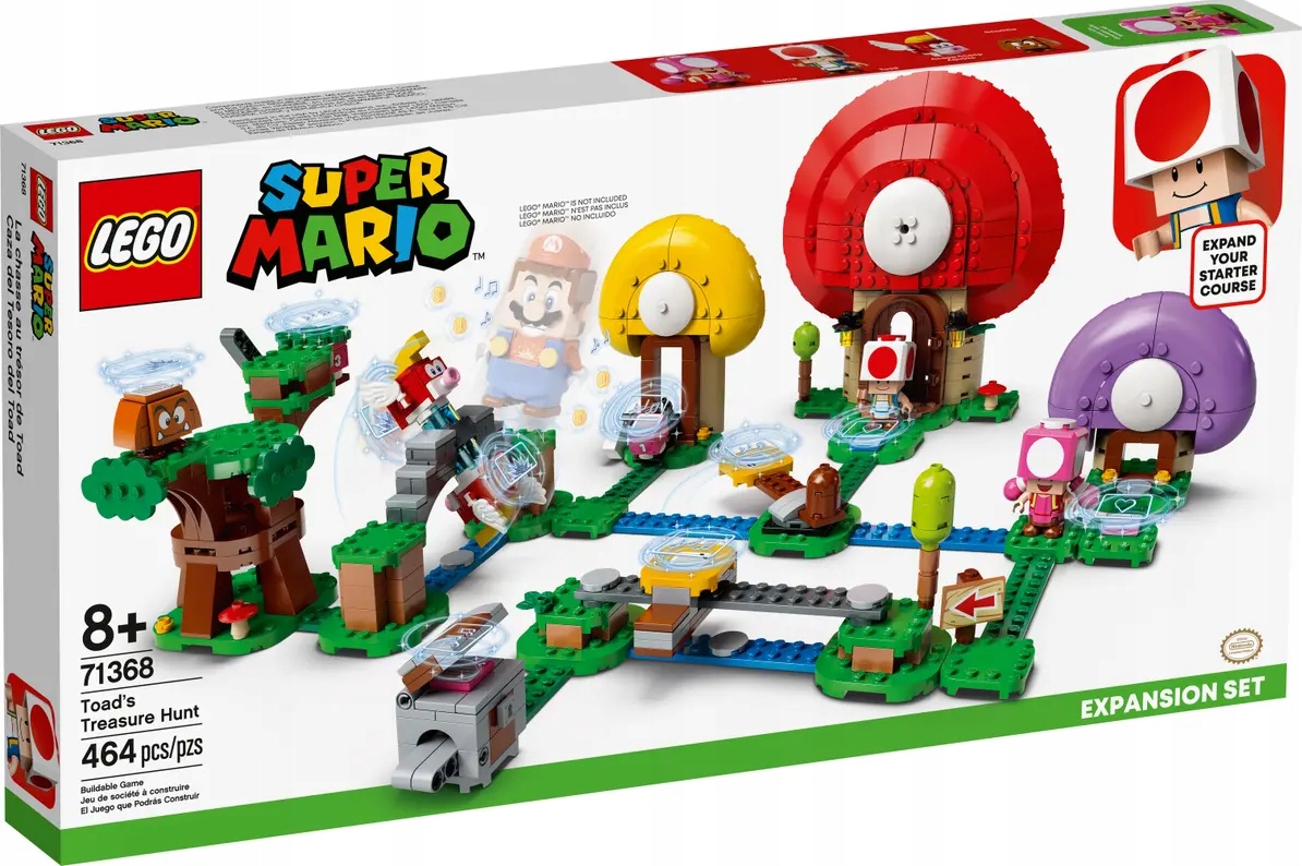 Lego Mario 71368 Toad hledá poklad – rozšiřující set