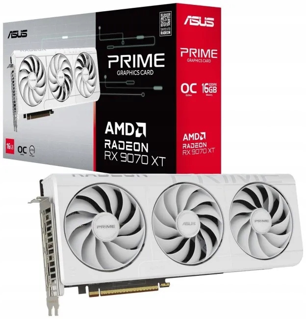 Karta graficzna Asus Radeon Rx 9070 Xt Oc 16 Gb White