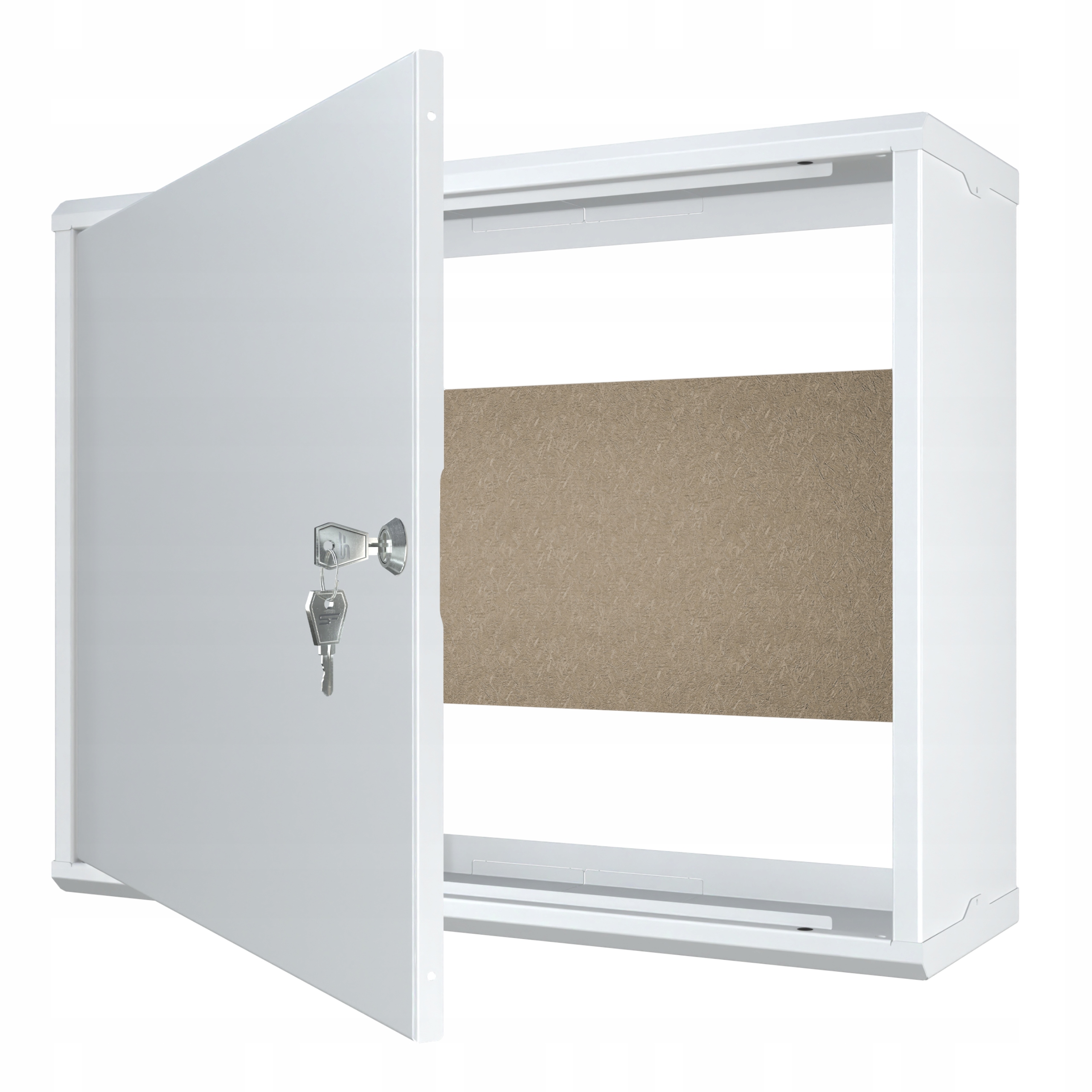 Skříň 54x42x18 cm Multimediální rozvaděč, kovová, nástěnná