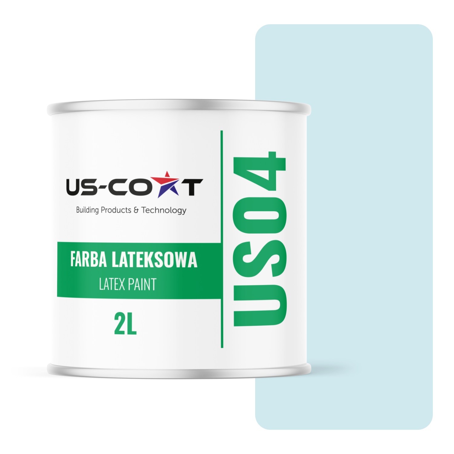 Barva Bílá Barva Zlomená Do Modré H0378 2L, Hluboká Matná Stěna