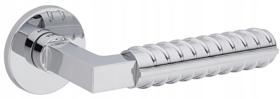 Kľučka na okrúhlej rozete Tupai 4210 5S-03 chróm