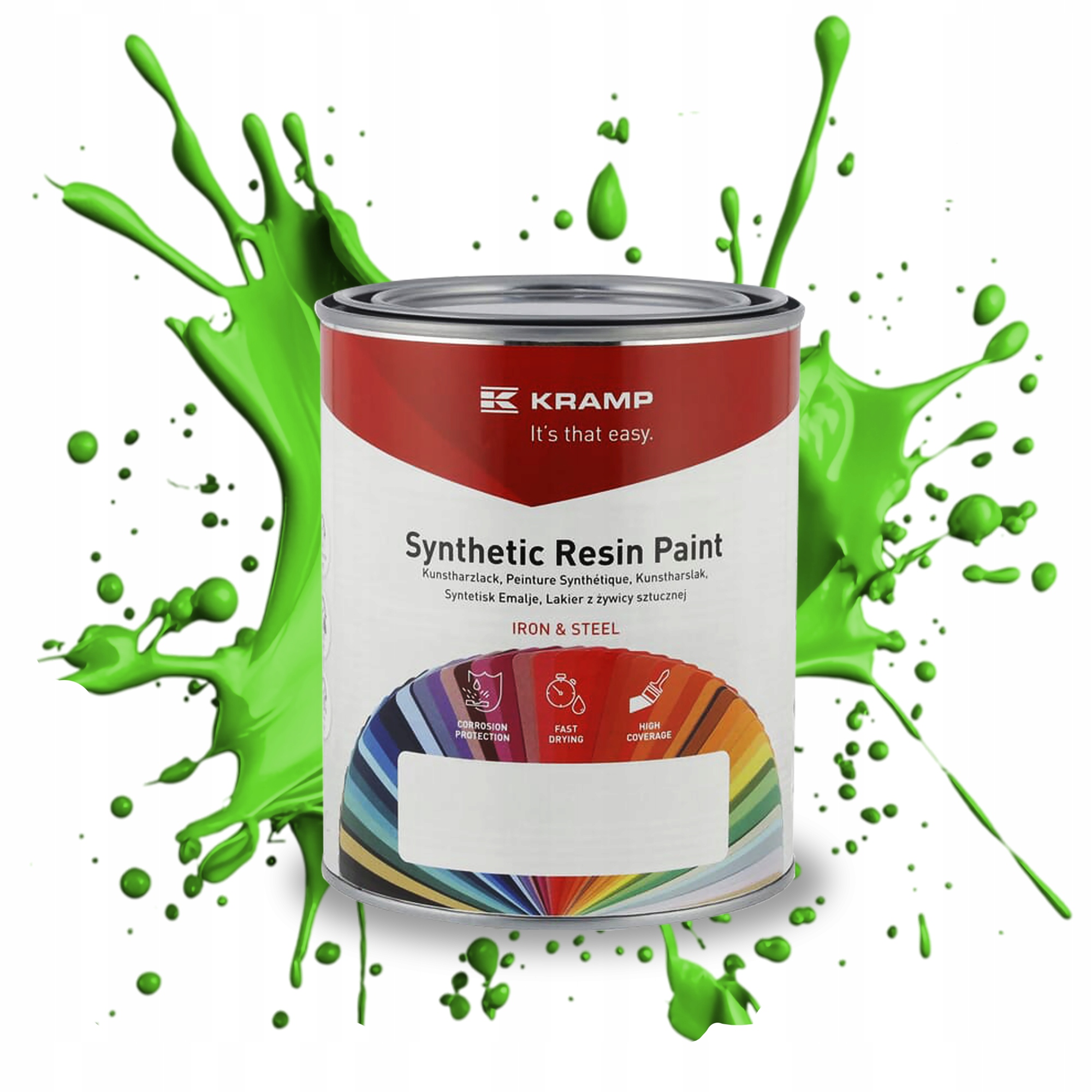 Lakier farba Merlo zielony 1 L Kramp 630508KR