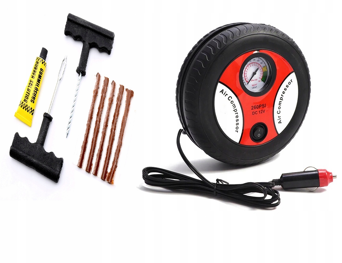 РЕМКОМПЛЕКТ ДЛЯ ШИН КОЛЕС КОМПРЕССОР АВТОМОБИЛЬНЫЙ