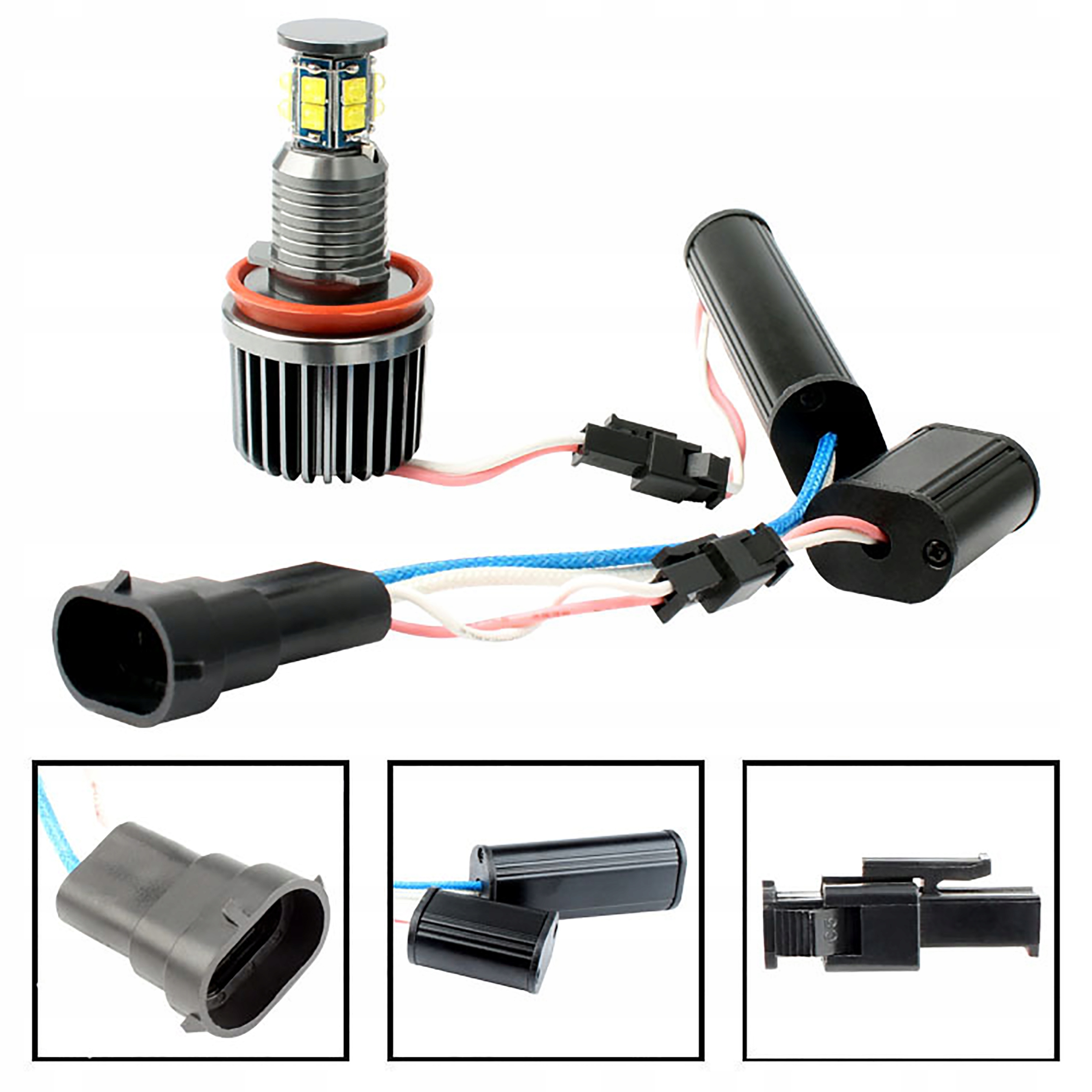 BMW RINGI LED MARKERY 240 Watt E60 E61 E90 E70 X5 Producent części Inny