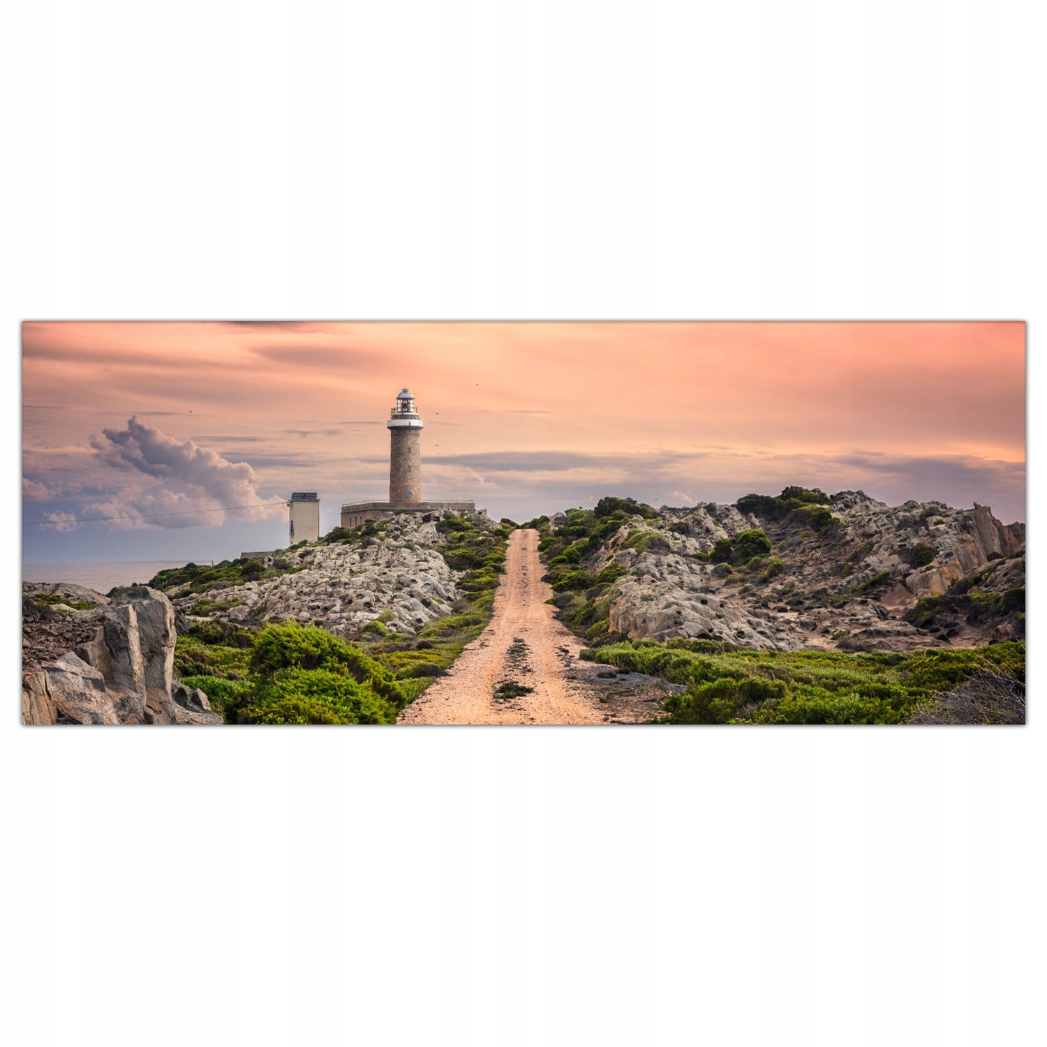 

Obraz na szkle Foto Latarnia Morska Droga 125x50