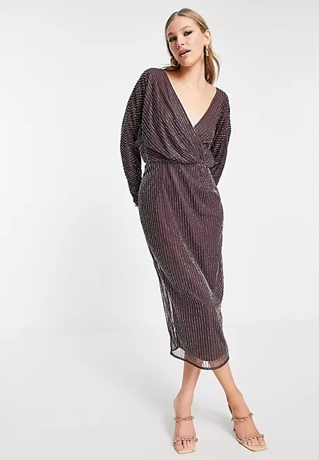 Zdobené Šaty S Korálky, Design 42 XL