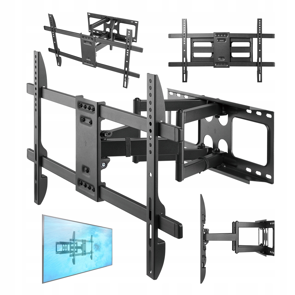 Pevné Otočné Pohyblivé Upevnění Pro 75PALCOVÝ Panasonic Nástěnný Televizor