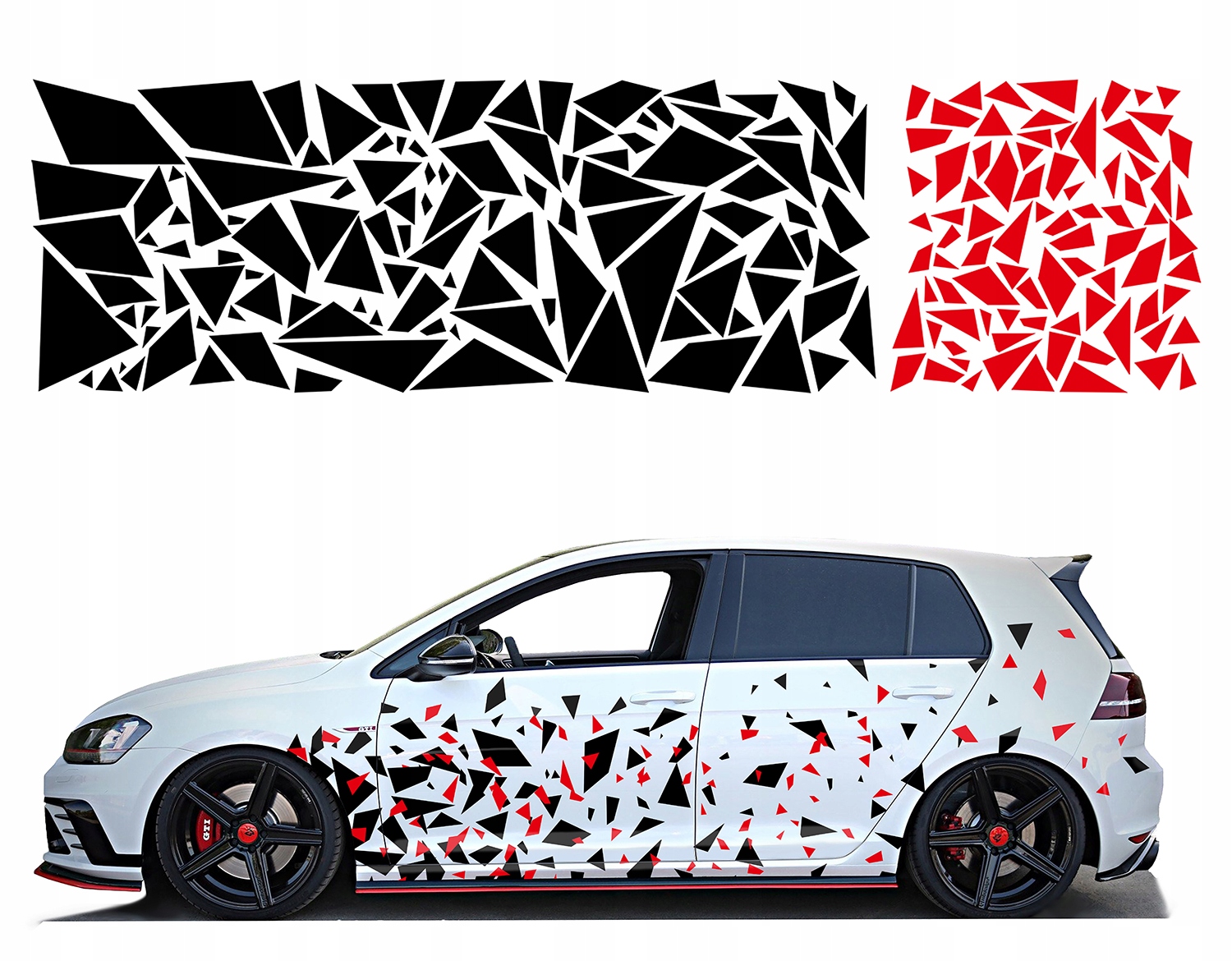 

Naklejki na Auto Motyw Kształty Rozsypka 44x164cm