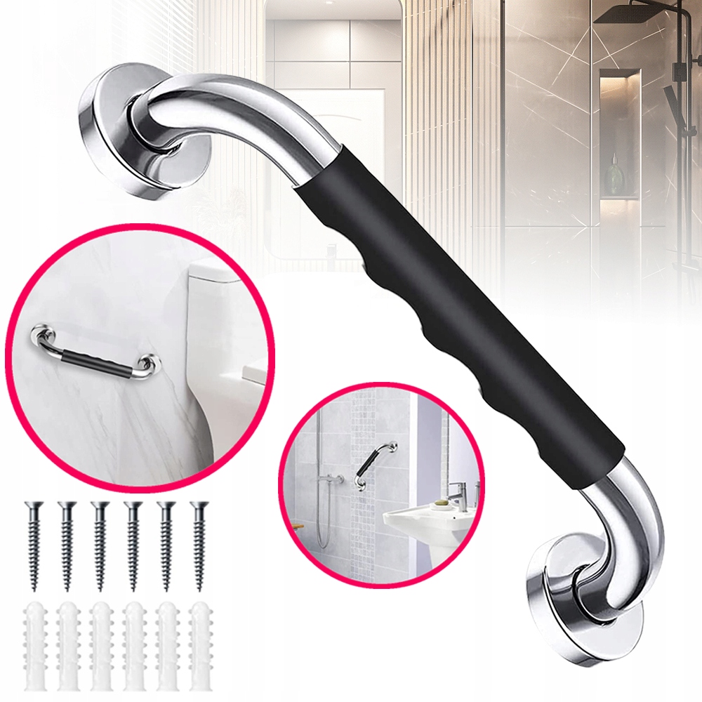 1X Uchwyt Ścienny Ze Stali Nierdzewnej Dla Seniorów Uchwytów Prysznicowych