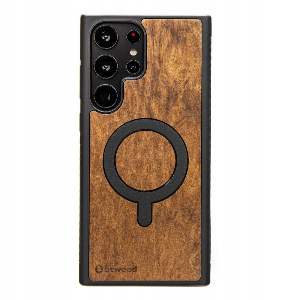 Dřevěné Pouzdro Bewood pro Samsung Galaxy S25 Ultra Imbuia s MagSafe