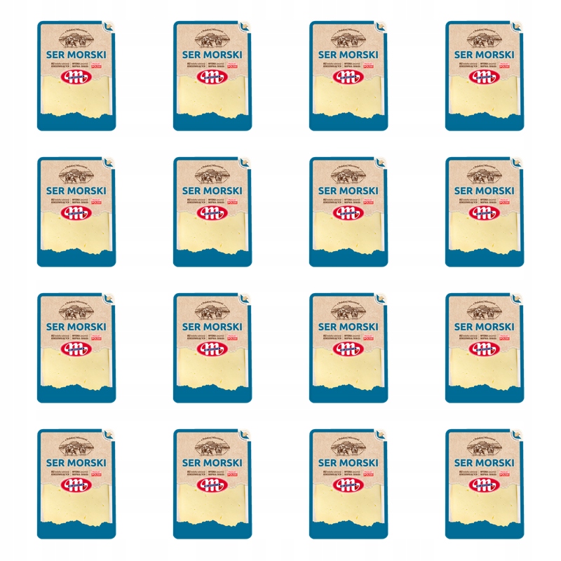 Mlekovita Mořský sýr zrající plátky 500 g X16