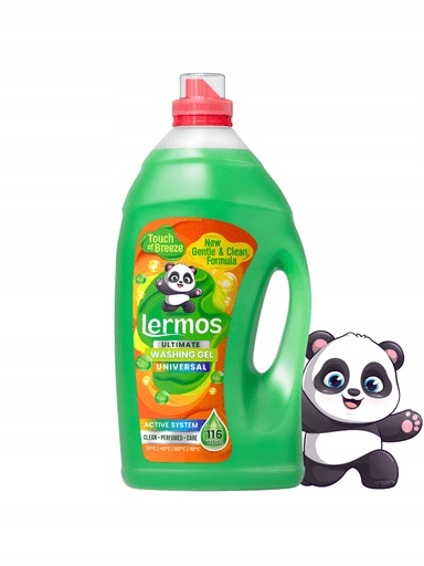 2X Lermos Koncentrovaný Gel Univerzální na praní tkanin 116 praní 4,3 l