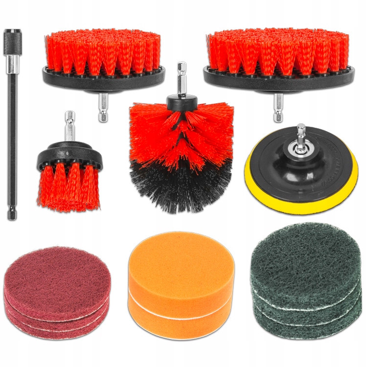 Čisticí kartáče na šroubovák sada 14 ks