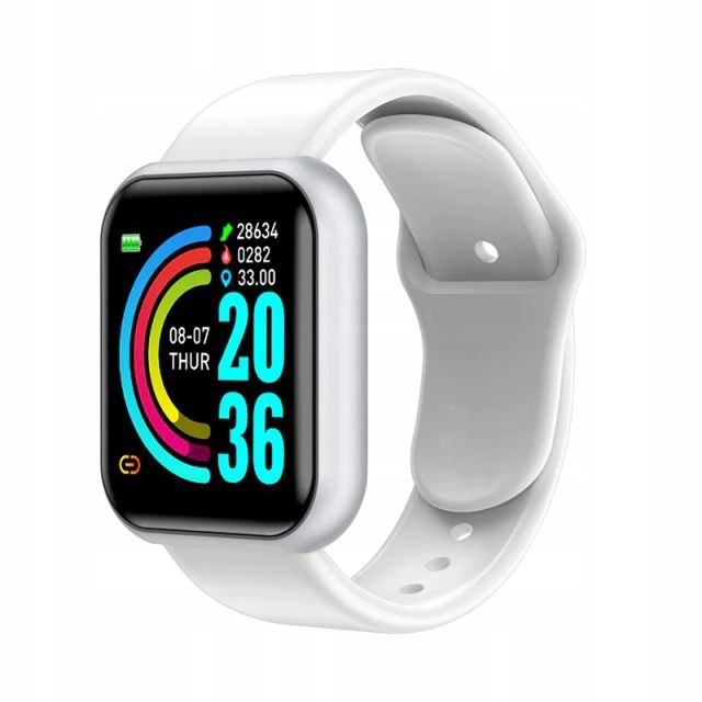 

Smartwatch Smartband Opaska Sportowa D20 Biały